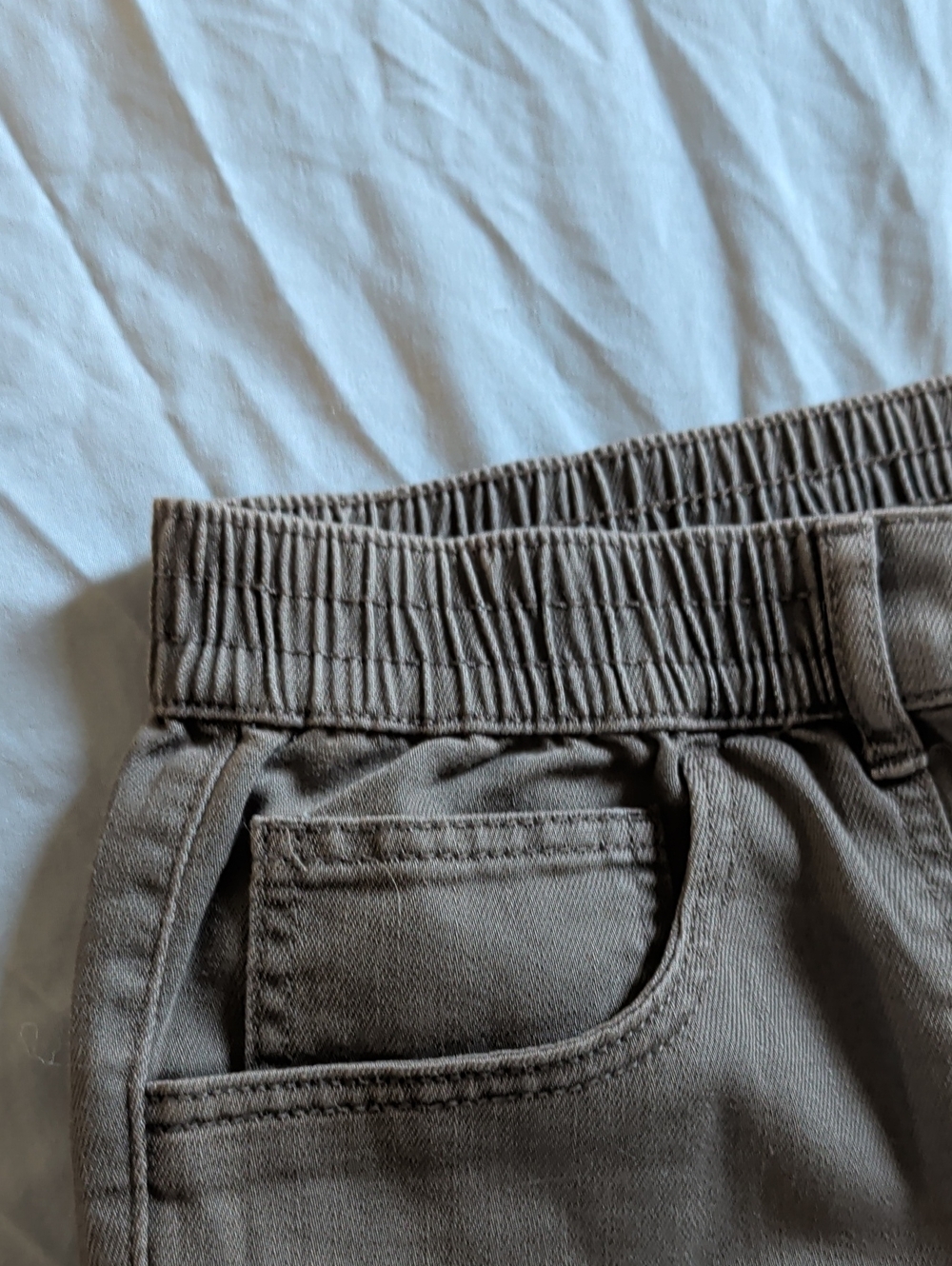 NWT Womens Size2X Stitch Star Brown PullOn High Rise Ankle Length Tapered Pants - Picture 8 of 12